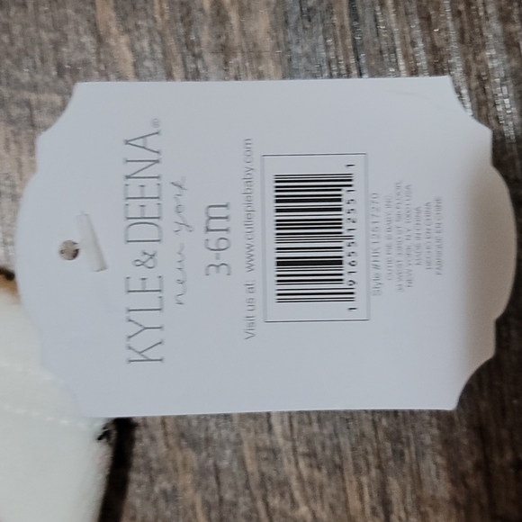 Brand NWT one piece outfits by KYLE&DEENA NewYork button up, frills,  3-6months - Picture 7 of 8